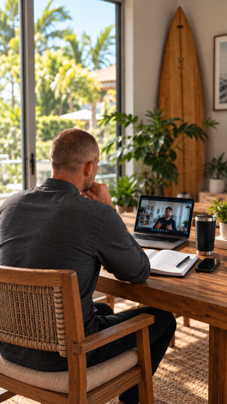 Troy Doell in a video coaching conversation